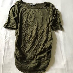 Women Due Time Size S Green Color Top - 1057